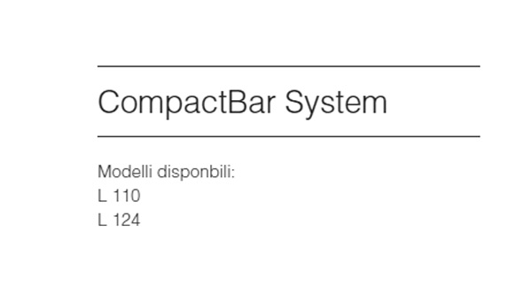 modula compact bar system